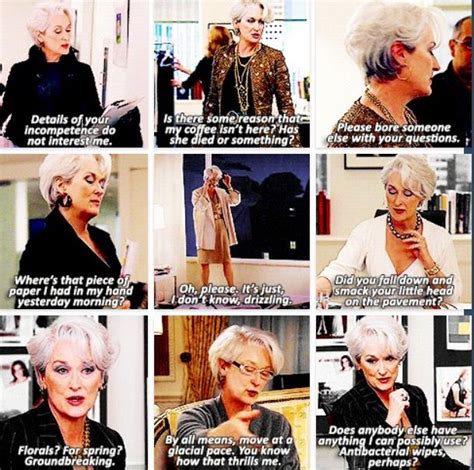 meryl streep the devil wears prada quotes|devil wears prada release date.